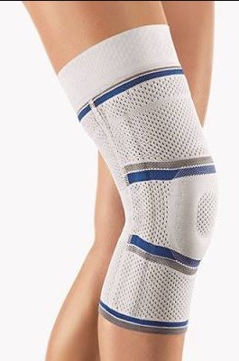 BORT Stabilogen Eco Kniebandage Silikon XL grau