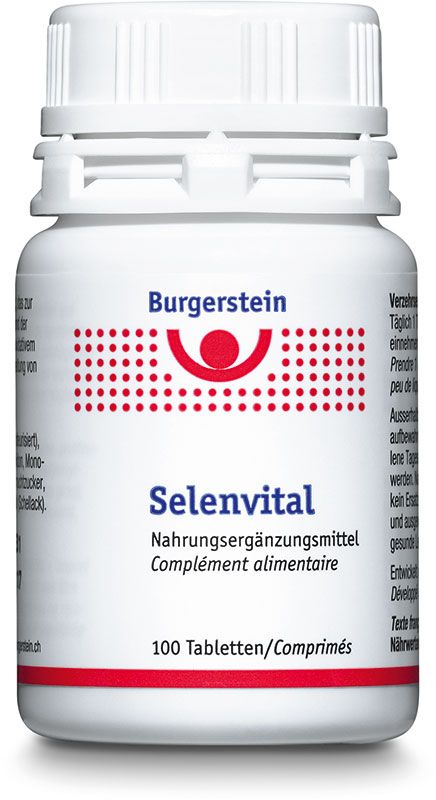 BURGERSTEIN Selenvital Tabletten 100 Stück BURGERSTEIN Selenvital Tabletten 100 Stück