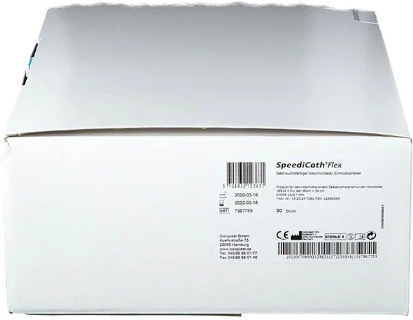 SpeediCath Flexi 1x Katheter CH14 33 cm Männer 30 Stück