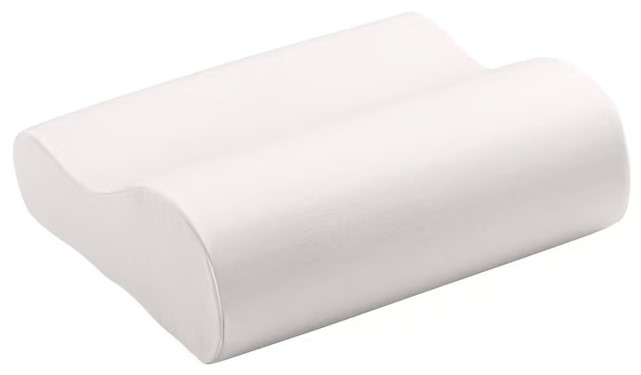 ELSA Reise-Nackenkissen 33x11cm Baumwollbe weiss