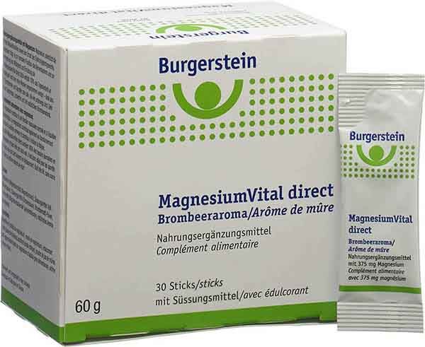 Burgerstein Magnesiumvital direct Stick 30 Stück Burgerstein Magnesiumvital direct Stick 30 Stück