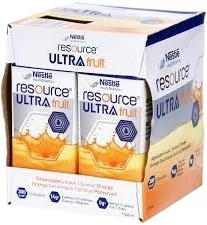 Resource Ultra Fruit Orange 4 Tetra Pak 200ml
