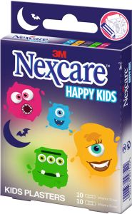 3M Nexcare Kinderpflaster Happy Kids Monsters 20 Stück 3M Nexcare Kinderpflaster Happy Kids Monsters 20 Stück