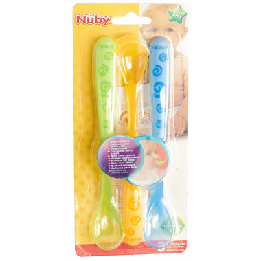 Nuby Breilöffel lang 3 Stück Nuby Breilöffel lang 3 Stück