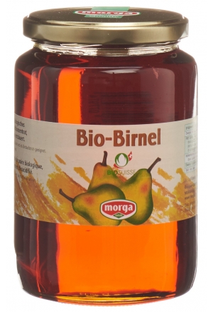 MORGA Birnel Birnensaftkonzentrat Bio Glas 1kg MORGA Birnel Birnensaftkonzentrat Bio Glas 1kg