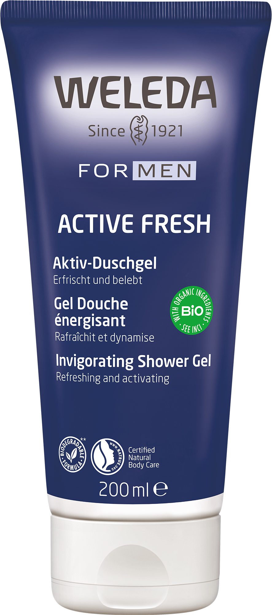 WELEDA FOR MEN Aktiv-Duschgel 200ml WELEDA FOR MEN Aktiv-Duschgel 200ml