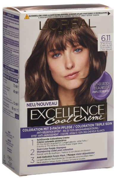 EXCELLENCE Cool Creme 6.11 Ultra Kühles Dunkelblau