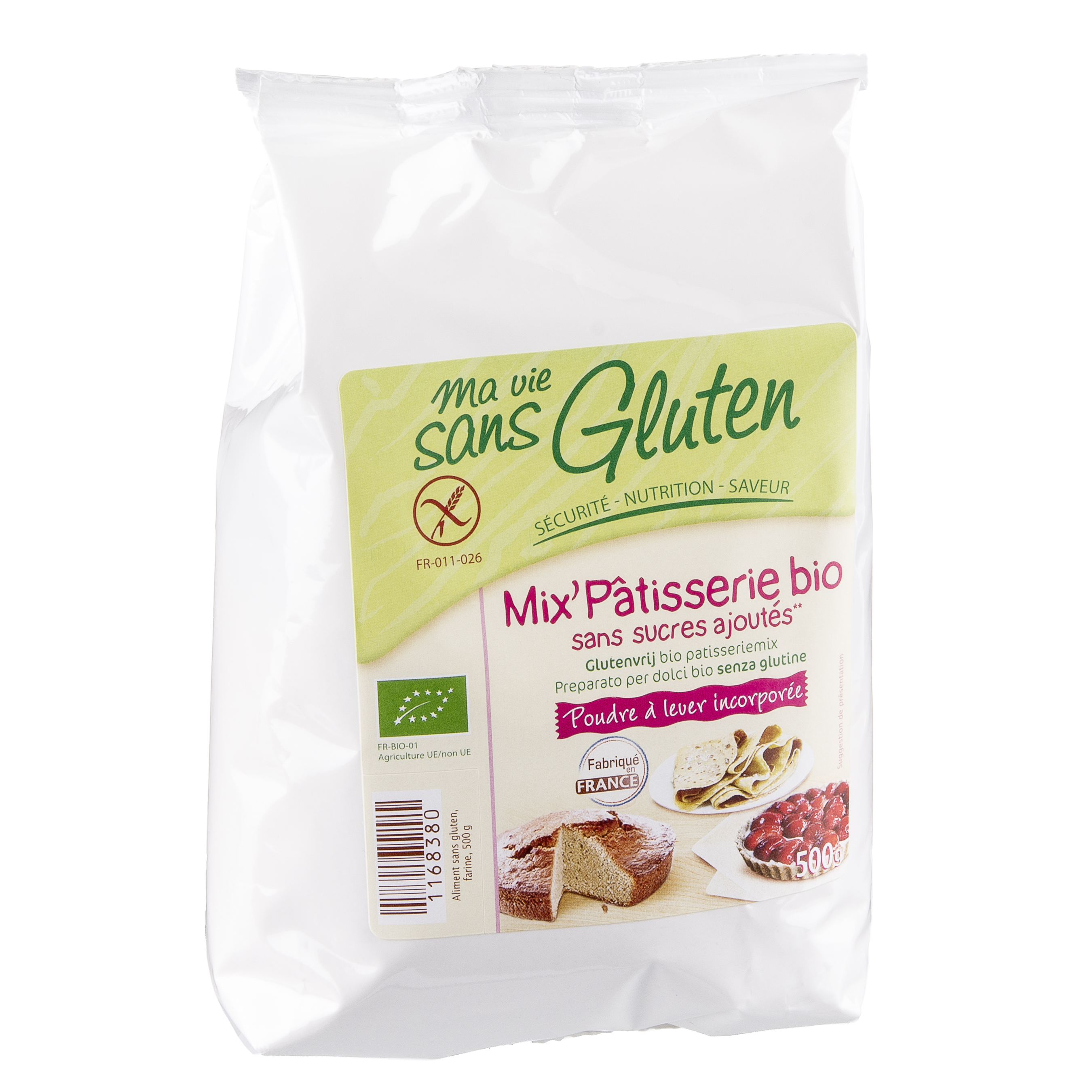 MA VIE S GLUT Backmischung Patisserie-Mix 500g
