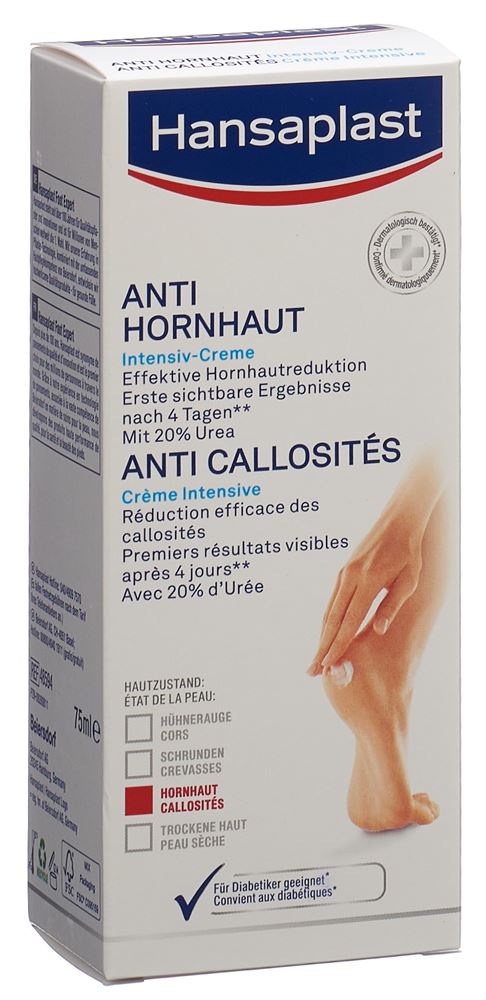 HANSAPLAST Anti Hornhaut Creme 20 % Int (n) 75ml HANSAPLAST Anti Hornhaut Creme 20 % Int (n) 75ml