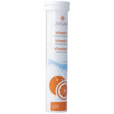 Livsane Vitamin C Orangen Geschmack 20 Stück Livsane Vitamin C Orangen Geschmack 20 Stück