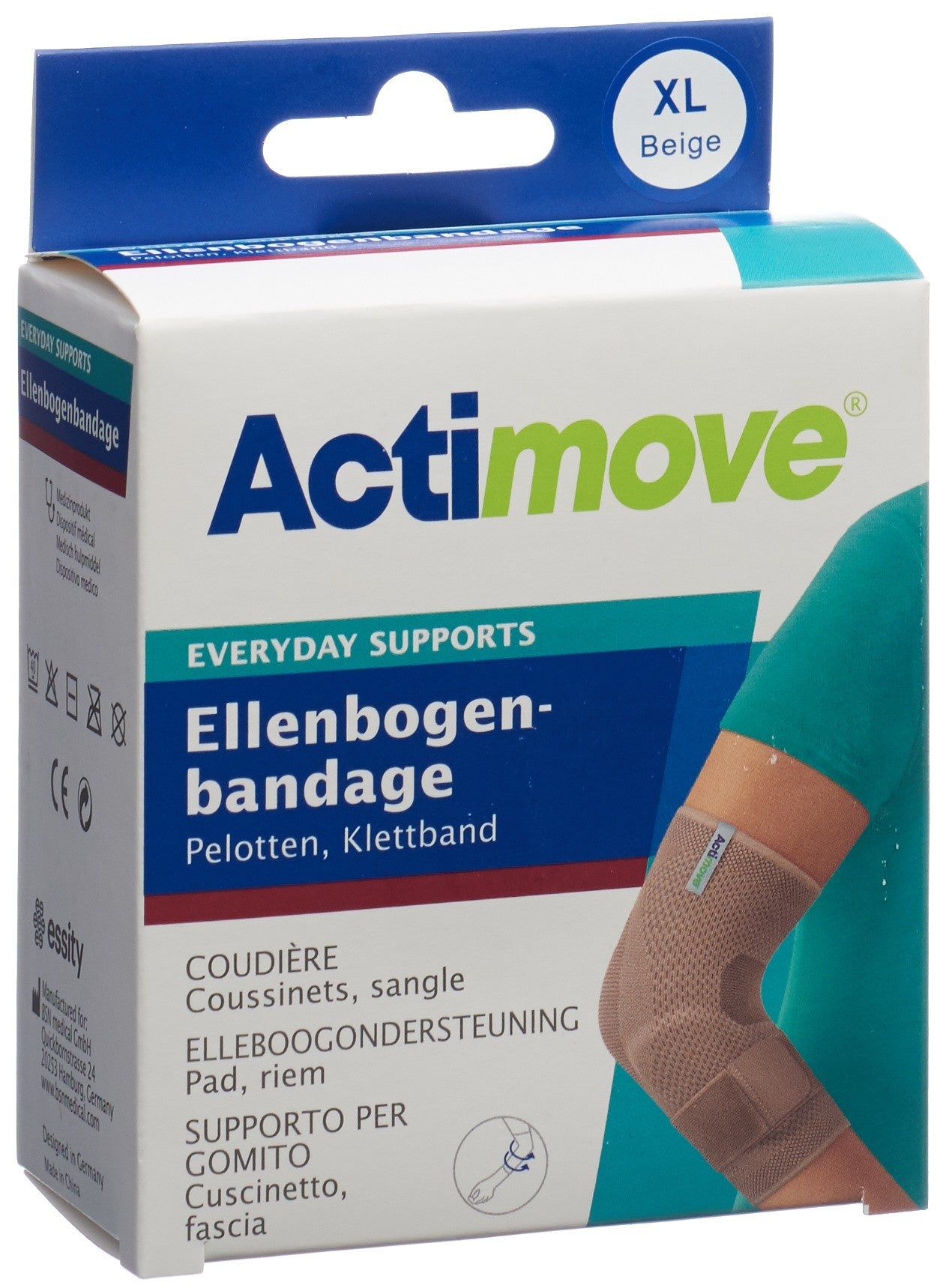 Actimove Everyday Support Ellenbogenbandage XL Klettband Actimove Everyday Support Ellenbogenbandage XL Klettband