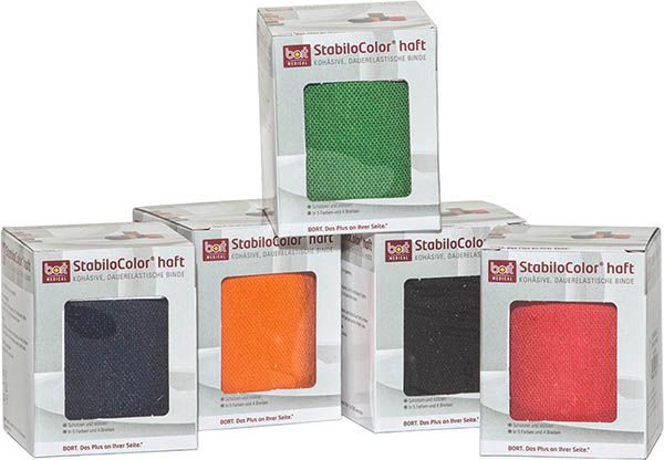 BORT STABILO COLOR Binde 6cmx5m kohesiv rot BORT STABILO COLOR Binde 6cmx5m kohesiv rot