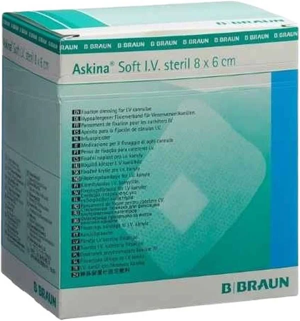 Askina Soft Clear I.V. 6x8cm steril 50 Stück Askina Soft Clear I.V. 6x8cm steril 50 Stück