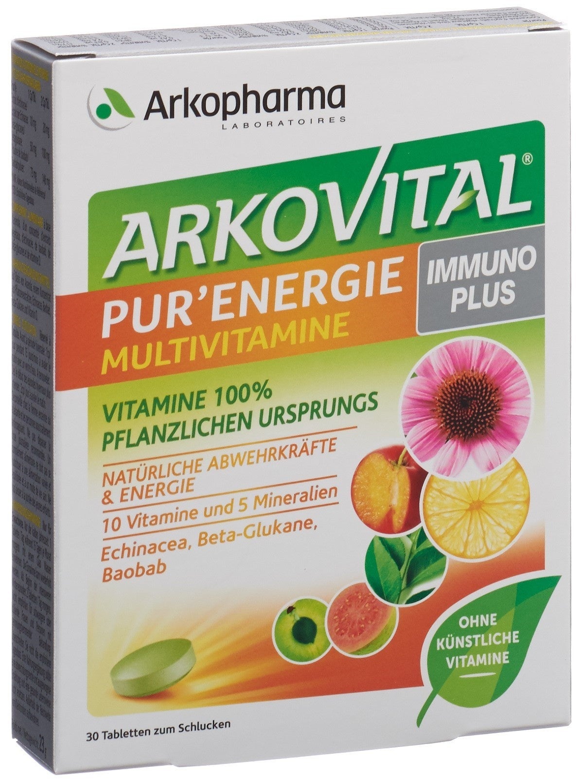 Arkovital Pur'Energie Immunoplus Tabletten 30 Stück Arkovital Pur'Energie Immunoplus Tabletten 30 Stück