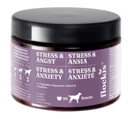 FLOCKIS Hundesnacks Kautabletten Stress&Angst 90 Stück