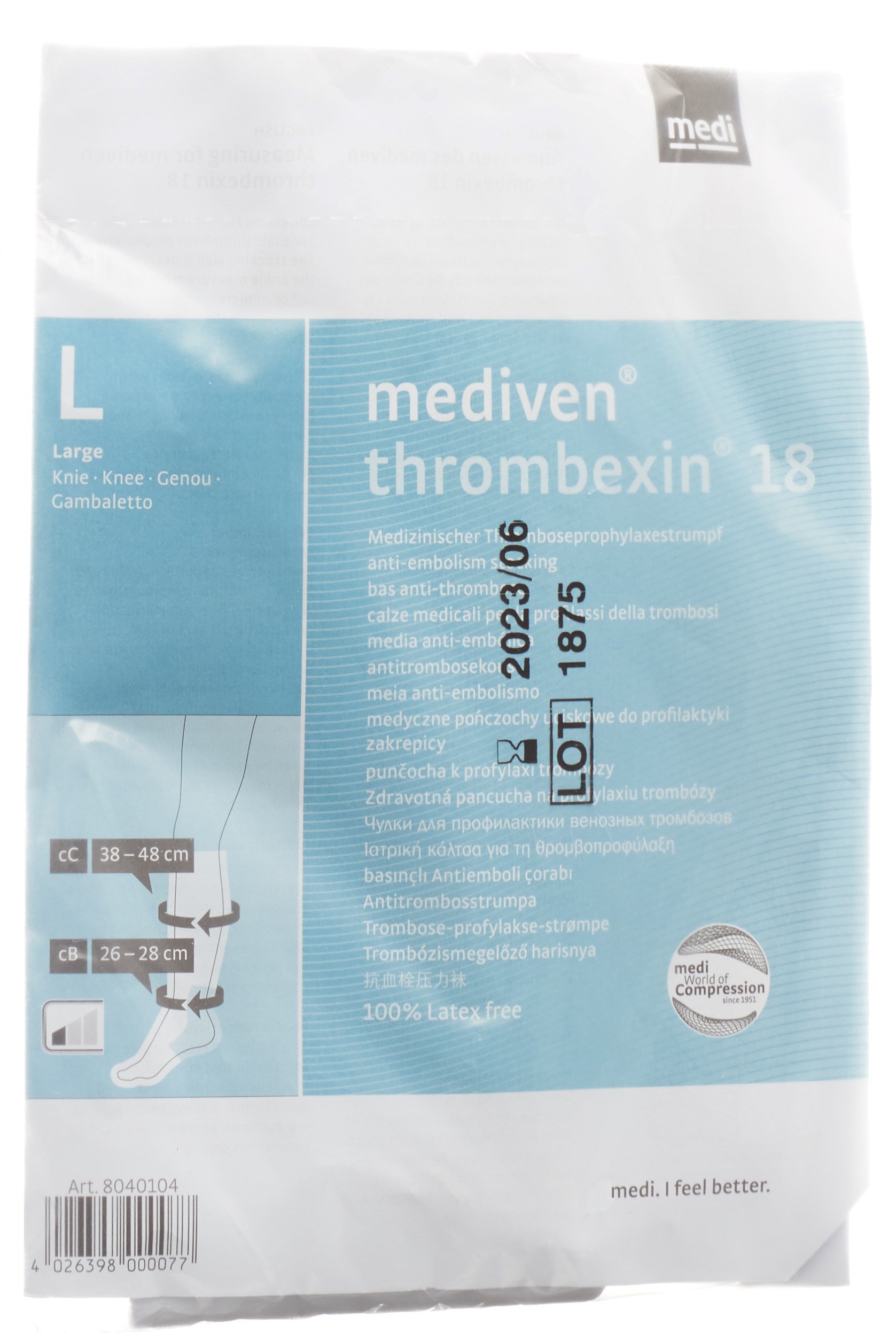 Mediven thrombexin 18 A-D S 1 Paar