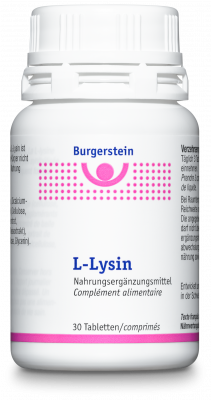 BURGERSTEIN L-Lysin Tabletten 30 Stück BURGERSTEIN L-Lysin Tabletten 30 Stück
