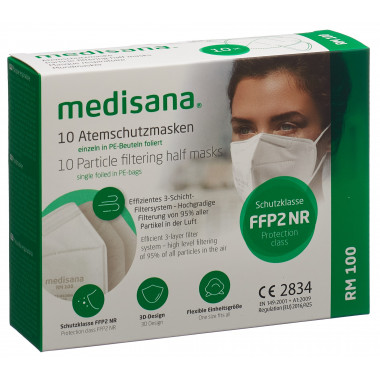 Medisana Atemschutzmaske FFP2 RM100 10 Stück