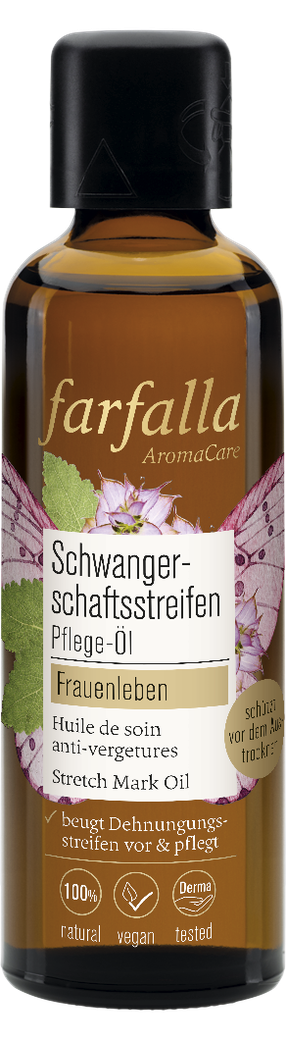 FARFALLA Schwangerschaftsstreif Pfle-Öl Test 75ml FARFALLA Schwangerschaftsstreif Pfle-Öl Test 75ml