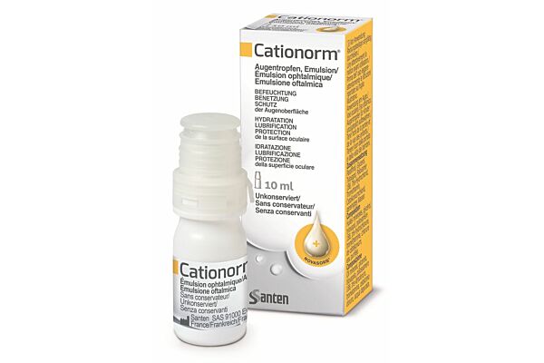 Cationorm Augentropfen-Emulsion 10ml Cationorm Augentropfen-Emulsion 10ml