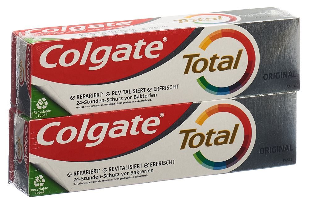 Colgate TOTAL ORIGINAL Zahnpasta Duo 2 x 75ml Colgate TOTAL ORIGINAL Zahnpasta Duo 2 x 75ml
