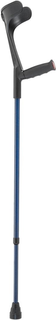 Ossenberg Krücke met blau/schwarz Softgriff 140kg 1 Paar