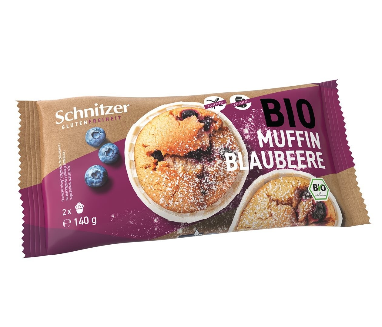 Schnitzer Bio Muffin Blaubeere 2 x 140g
