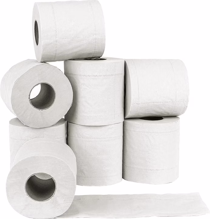 PANDOO Toilettenpapier Rolle 8 Stück