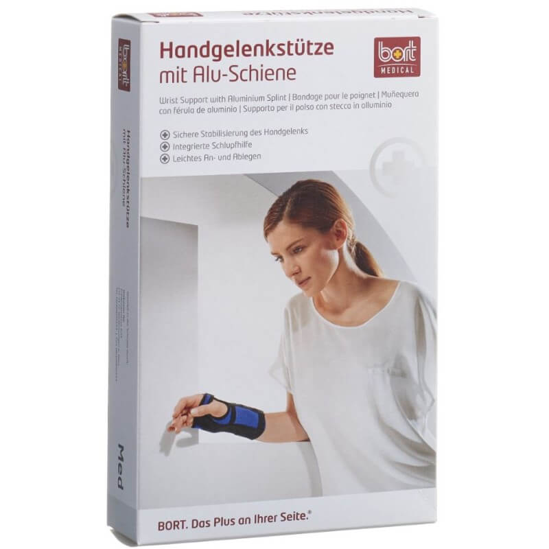 Bort Handgelenkstütze Schiene rechts S -17cm beige Bort Handgelenkstütze Schiene rechts S -17cm beige