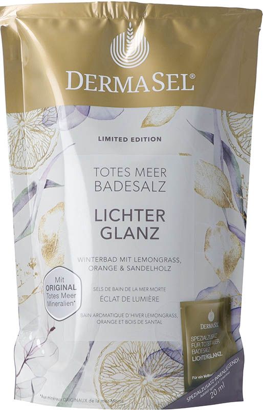 DermaSel Schaumbad Winterbad Lichterglanz LE deutsch französisch Btl 400g