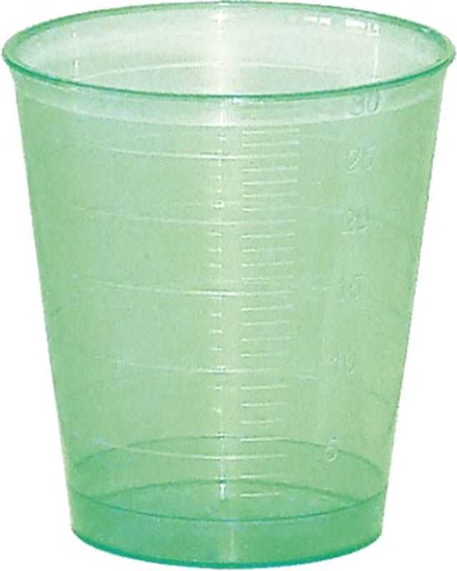 Gribi Medikamentenbecher 30ml grün 75 Stück Gribi Medikamentenbecher 30ml grün 75 Stück