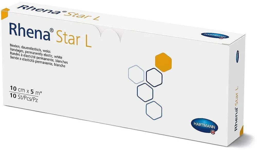 RHENA Star Elast Binde 10cmx5m hautf offen 10 Stück RHENA Star Elast Binde 10cmx5m hautf offen 10 Stück