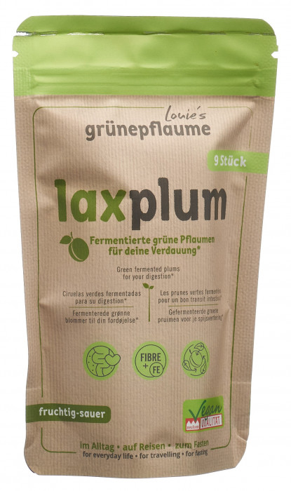 LAXPLUM grüne Pflaume Beutel 9 Stück