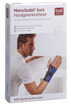 BORT MANUSTABIL Handgelenk kurz S rechts schwarz BORT MANUSTABIL Handgelenk kurz S rechts schwarz