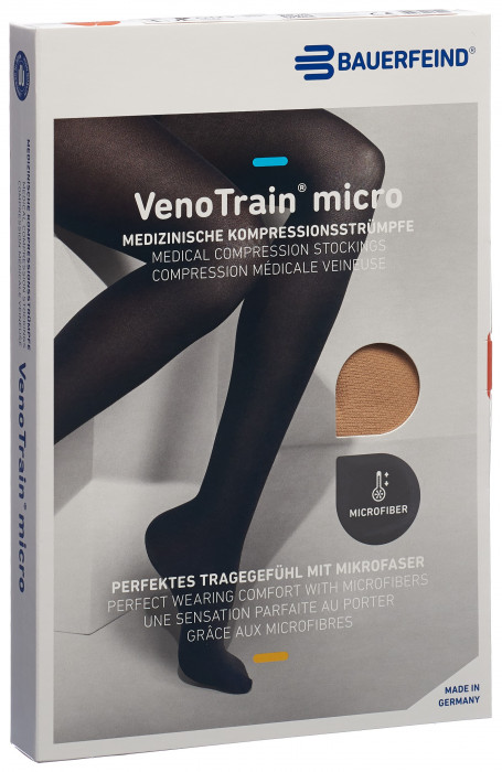 Bauerfeind VT MICRO AD KKL2 S p/l geschlossene Fussspitze creme 1 Paar