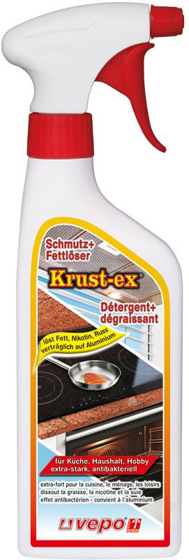 Krust-ex® Schmutz+Fettlöser antibakteriell 360° Vapo 500ml Krust-ex® Schmutz+Fettlöser antibakteriell 360° Vapo 500ml