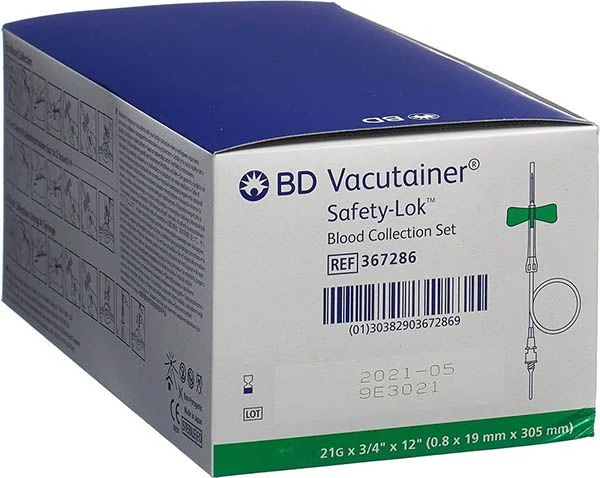 VACUTAINER Blutentnah Set 21Gx3/4 grün lang 50 Stück