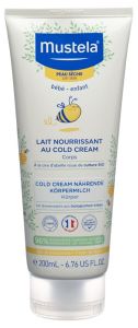 Mustela nährende Körpermilch mit Cold Cream trockene Haut Tb 200ml
