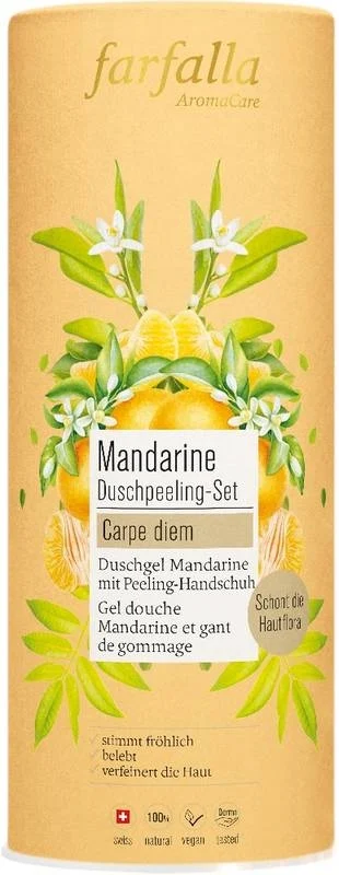 farfalla Duschpeeling Set Mandarine