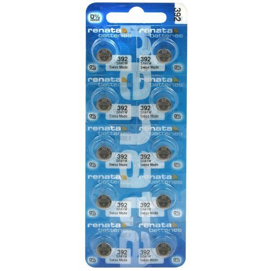 RENATA Batterie 392 Silver 1.55 V SR41W 10 Stück