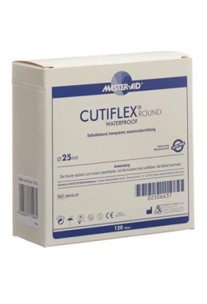 CUTIFLEX Round Folienpflaster 25mm Box 150 Stück CUTIFLEX Round Folienpflaster 25mm Box 150 Stück