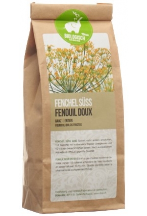 DIXA Fenchel süss PhEur BIO ganz 200g DIXA Fenchel süss PhEur BIO ganz 200g