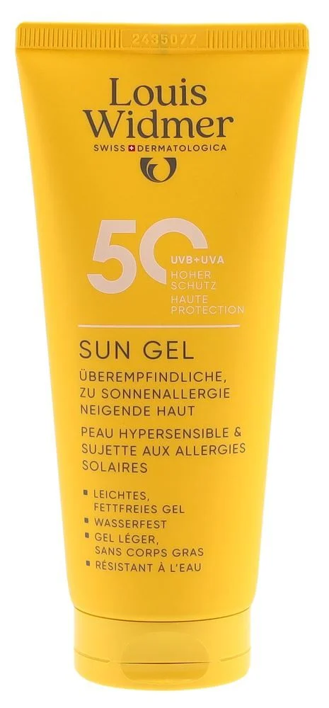 Louis Widmer Sun Gel LSF50 ohne Parfum 100ml