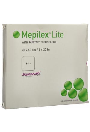 Mepilex Lite Absorptionsverband 20x50cm Silikon 4 Stück