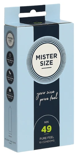 MISTER SIZE 49 Kondome Box 10 Stück