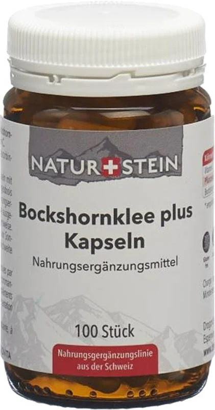 NATURSTEIN Bockshornklee plus Kapseln Glas 200 Stück