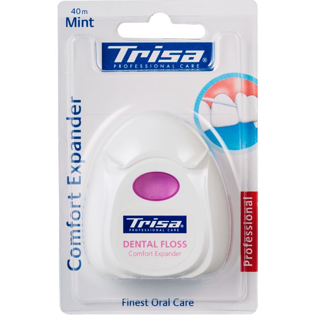 Trisa Zahnseide Comfort Expander 40m mint Xylitol Trisa Zahnseide Comfort Expander 40m mint Xylitol
