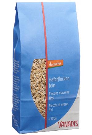 Vanadis Haferflocken fein Demeter 500g Vanadis Haferflocken fein Demeter 500g