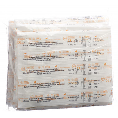 Qualimed Frauenkatheter CH14 18cm PVC steril 100 Stück
