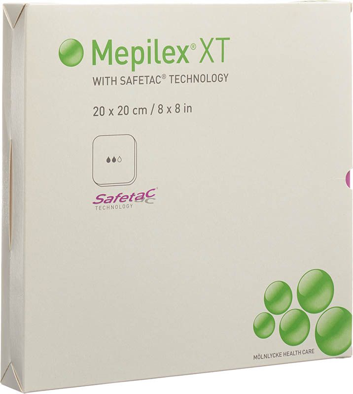 Mepilex Safetac XT 20x20cm steril 5 Stück